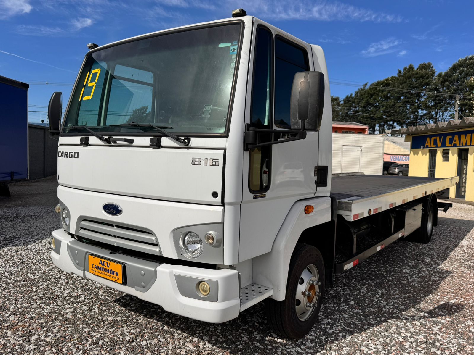 FORD CARGO 816 2019 PLATAFORMA GUINCHO